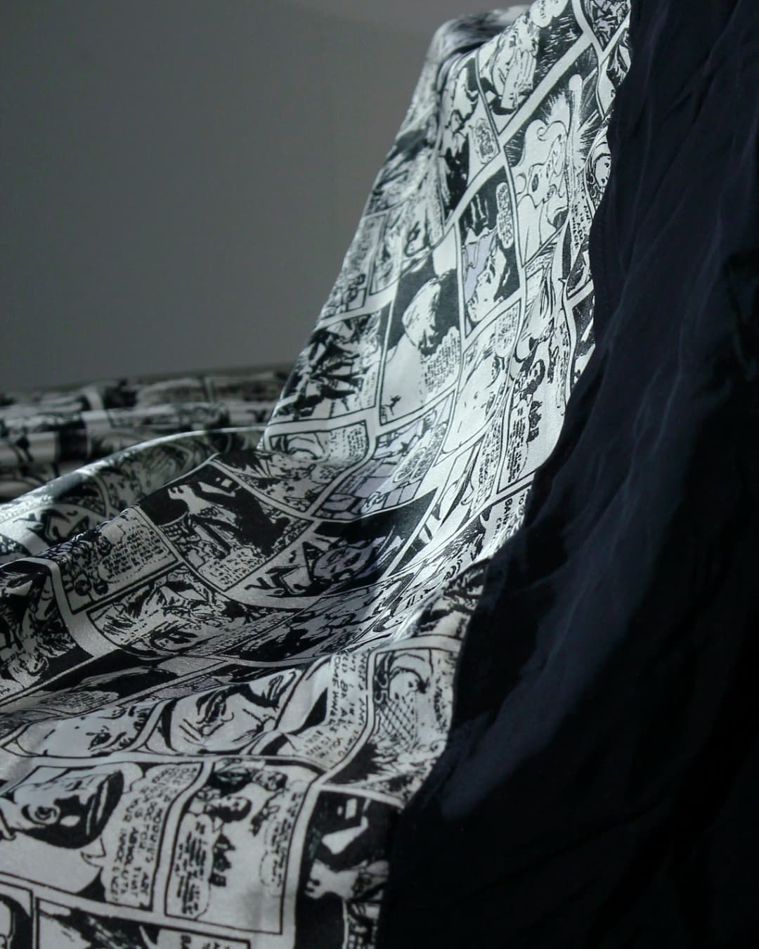 NOOR 06 black pallu detail