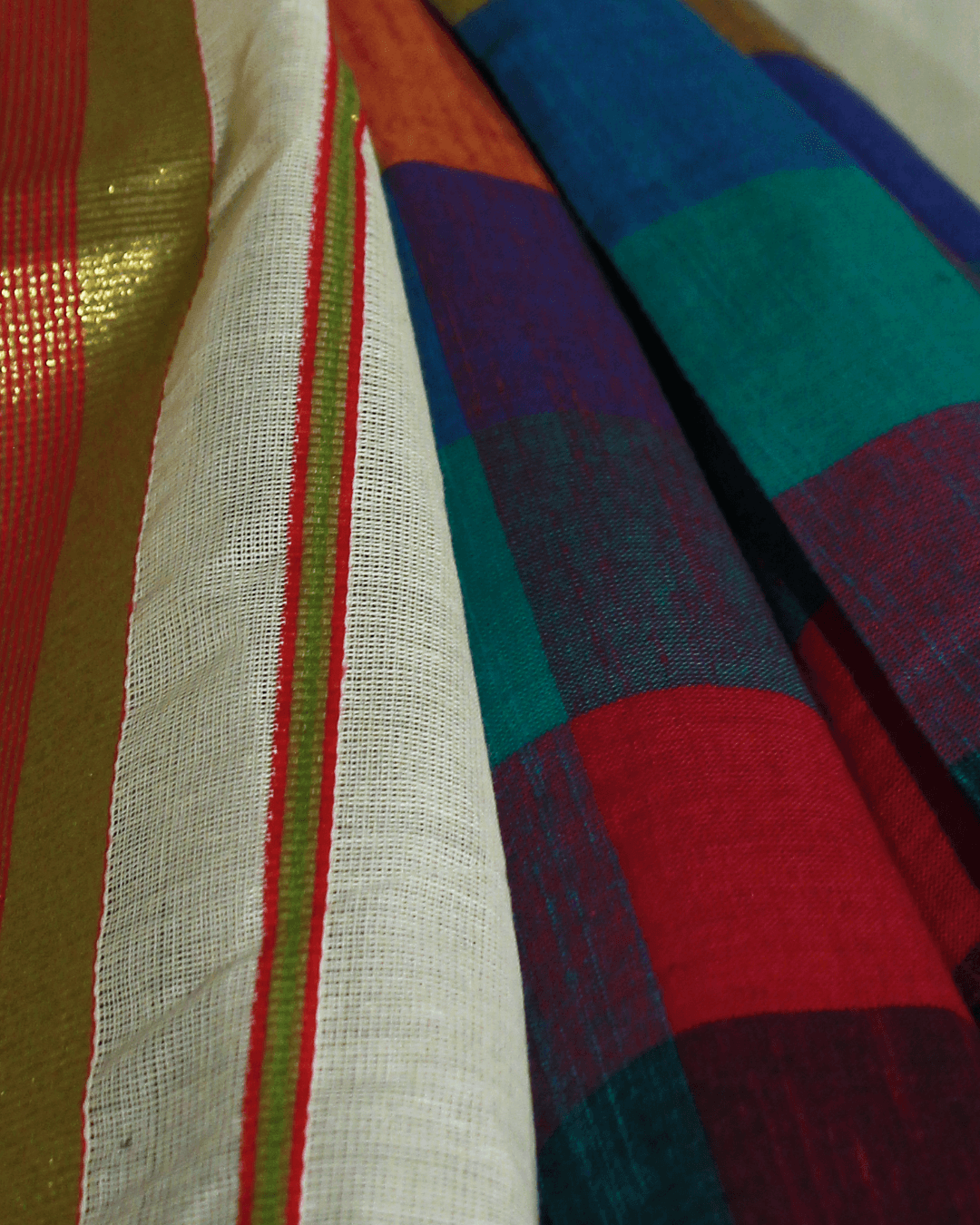RAGA 02 detail 3 showing the textile surface and drape